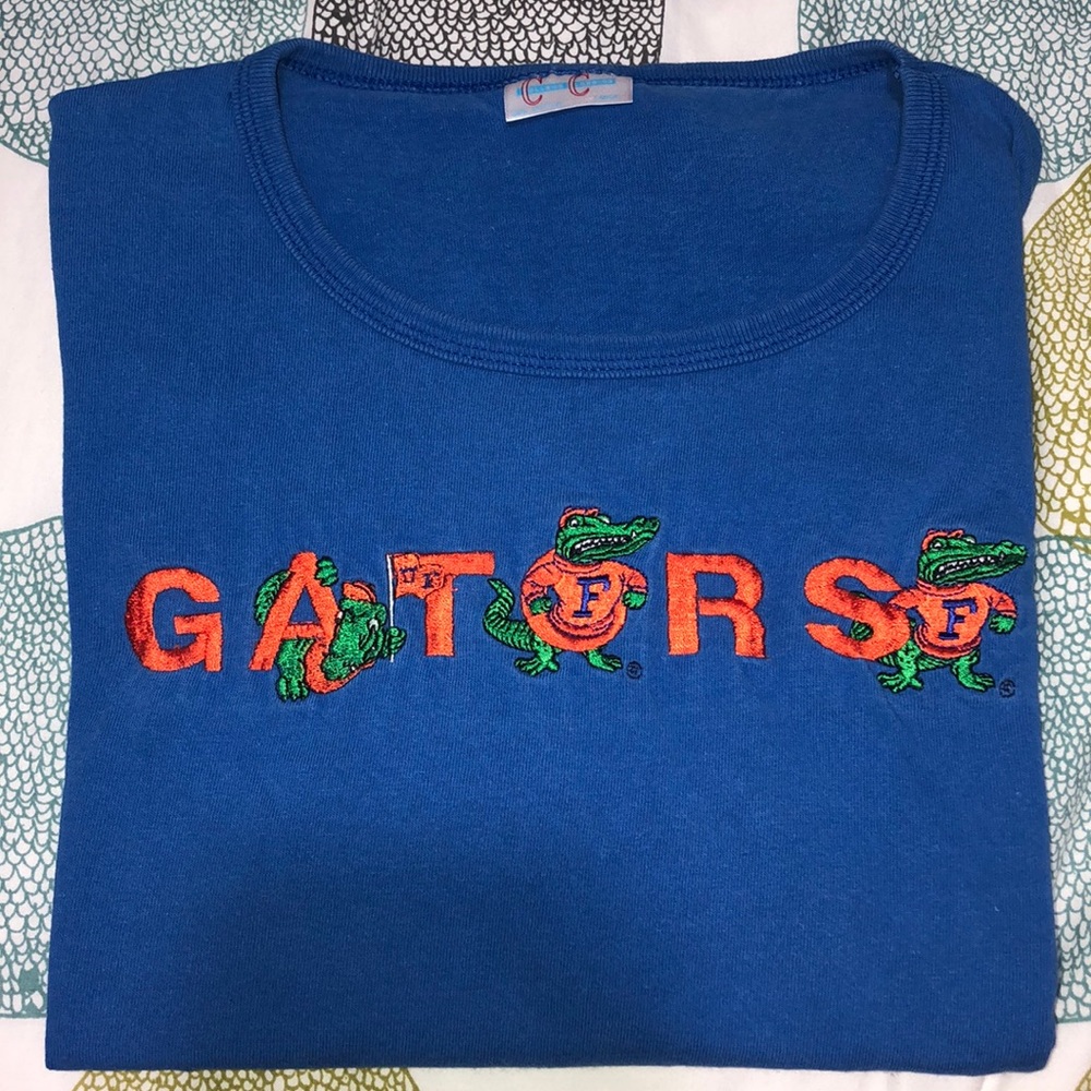 Embroidered UF Gators Tee